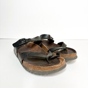 Birkenstock Mayari Black Leather Sandals Size 39 8 Women’s